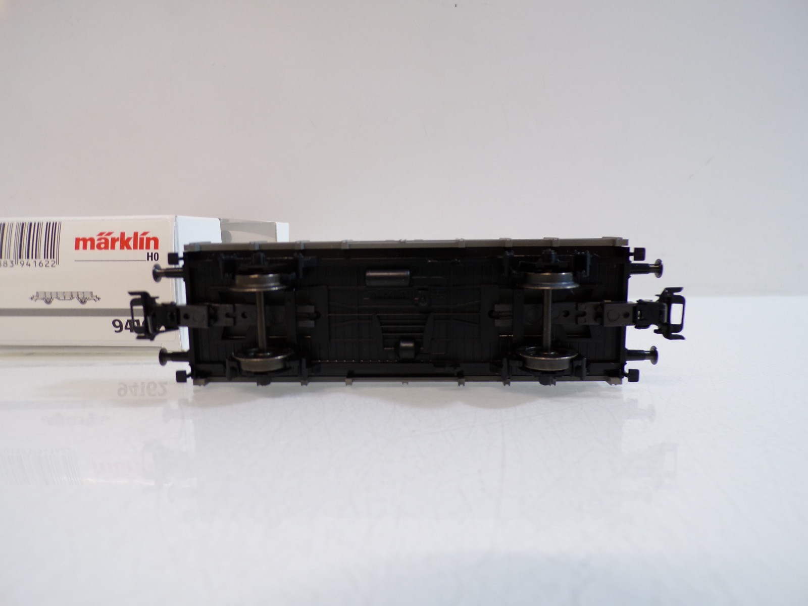 Märklin H0 94162 Niederbordwagen mit Lötzinn der DB in OVP BH1858 – Bild 4