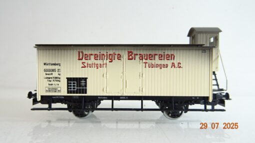 Märklin H0 Bierwagen Vereinigte Brauereien Stuttgart/Tübingen Württ. PR9321 o.