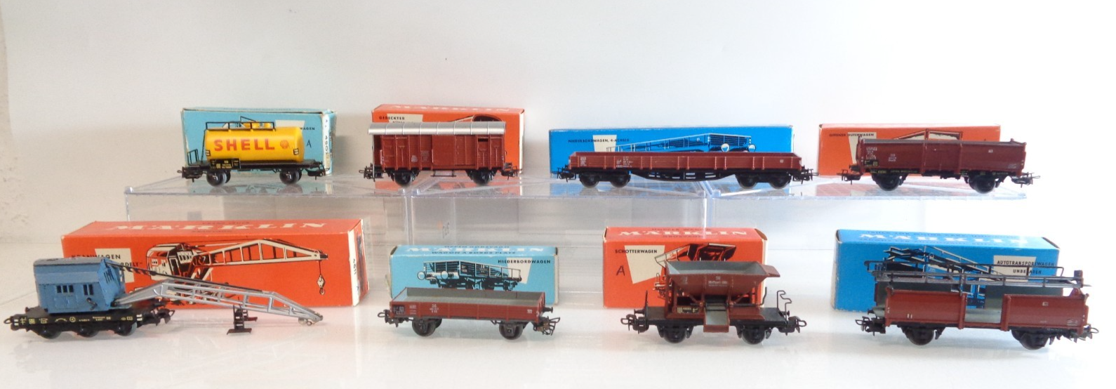 Märklin H0 Güterwagen 8 Stk. der DB  in OVP BH847