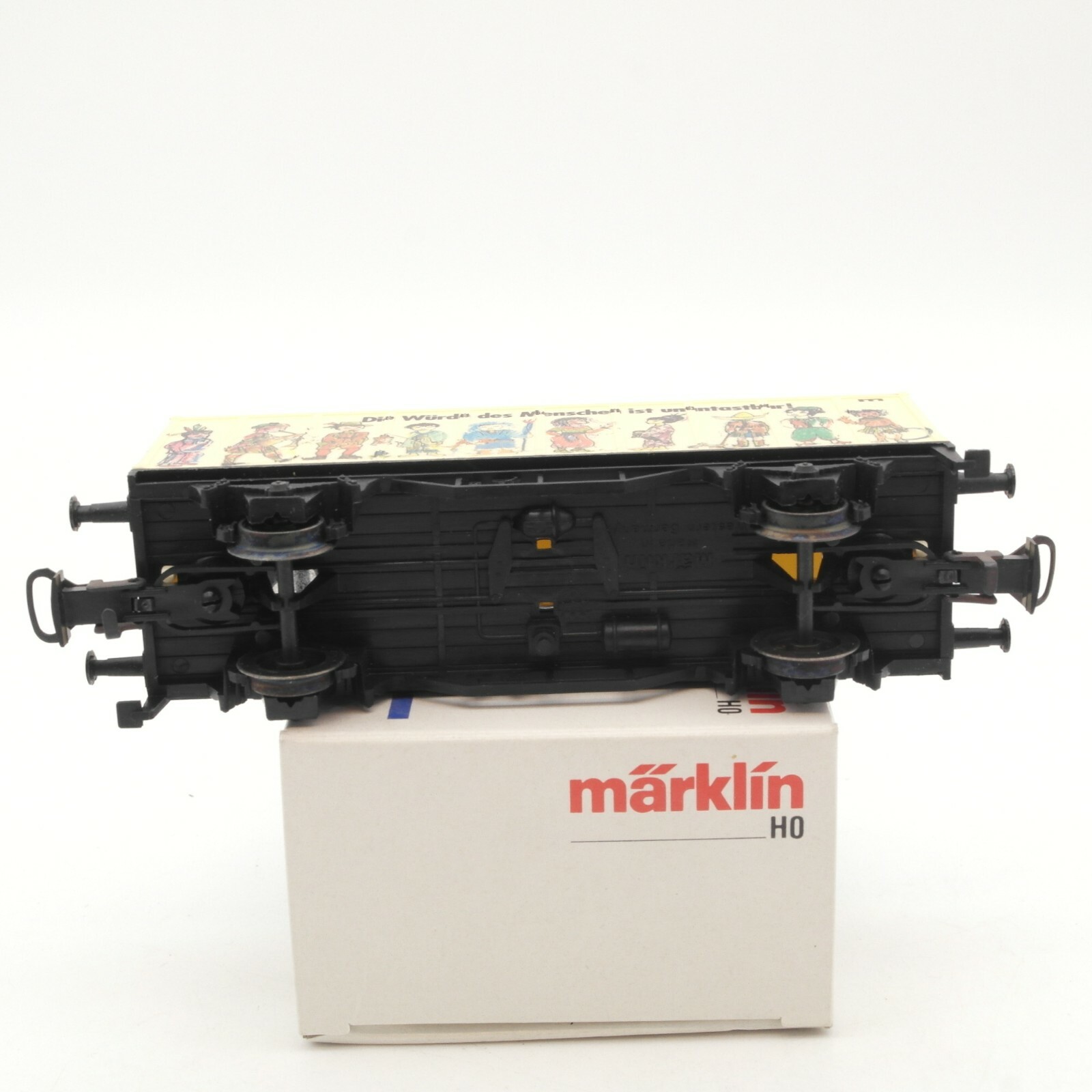 Märklin H0 Güterwagen Die Würde der Menschen ist unantastbar in OVP RI9527 – Bild 3