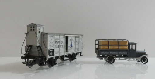 Märklin H0 Güterwagen Museumswagen 1996 Papierfabrik Salach in OVP C196 – Bild 5