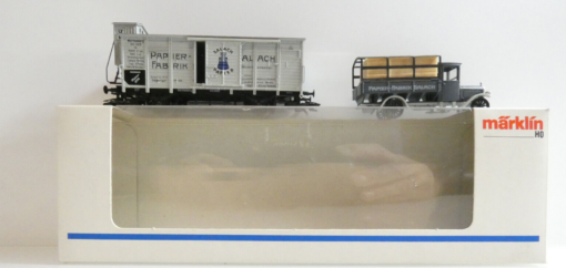 Märklin H0 Güterwagen Museumswagen 1996 Papierfabrik Salach in OVP C196