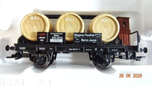 Märklin H0 Insiderwagen 2003  Weinfässerwagen in EVP PR8766 – Bild 3
