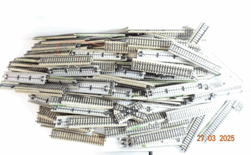 Märklin H0 Konvolut M-Gleise ca. 130tlg. siehe Foto CK7064 o. – Bild 3