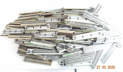 Märklin H0 Konvolut M-Gleise ca. 130tlg. siehe Foto CK7064 o.