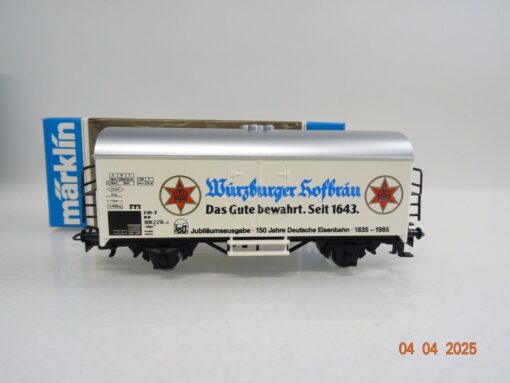 Märklin H0 Kühlwagen Würzburger Hofbräu der DB  in OVP PR6916