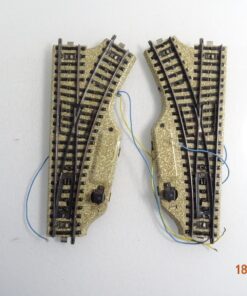 Märklin H0 M-Gleise 5118 5119 Elektro. Weichenpaar siehe Foto CK6104 o.
