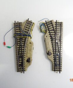 Märklin H0 M-Gleise 5118 5119 Elektro. Weichenpaar siehe Foto CK6114 o.