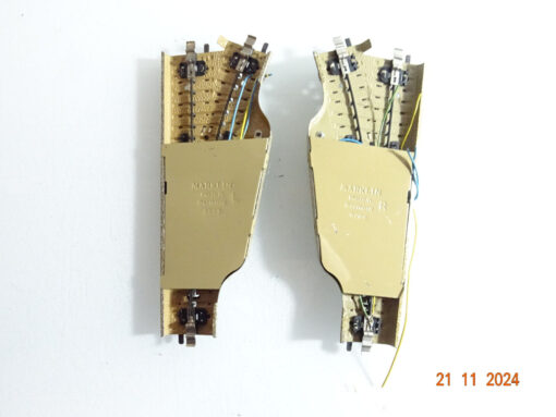 Märklin H0 M-Gleise 5203 5204 Elektro. Weichenpaar siehe Foto CK4269 o. – Bild 3