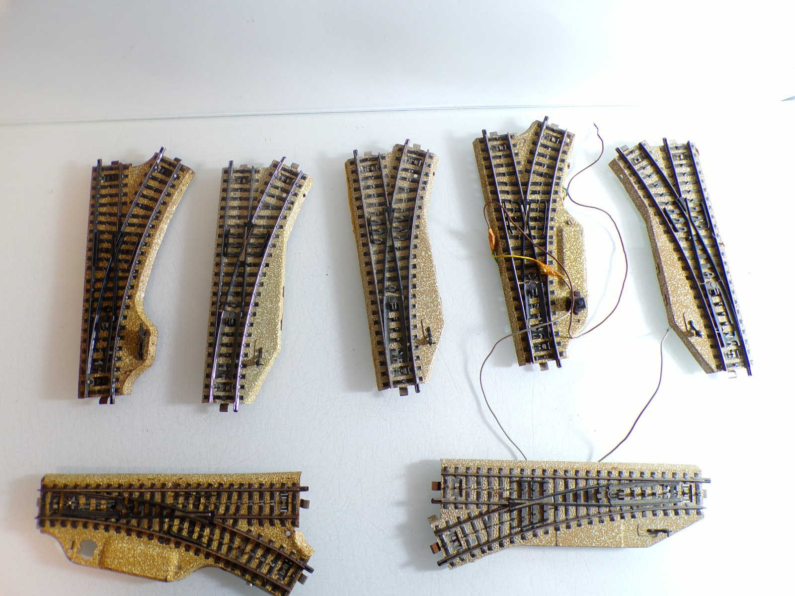 Märklin H0 M-Gleise Weichen 7 Stück siehe Foto PK2448 o. – Bild 3