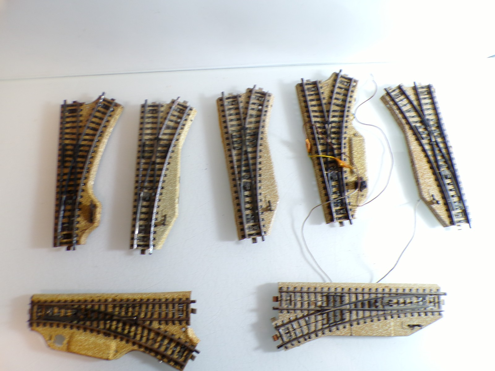 Märklin H0 M-Gleise Weichen 7 Stück siehe Foto PK2448 o.