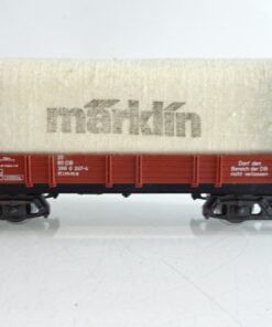 Märklin H0 Niederbordwagen 4-achsig mit Plane der DB PR8566 o.
