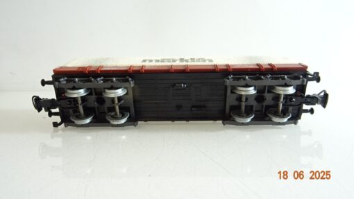 Märklin H0 Niederbordwagen 4-achsig mit Plane der DB PR8566 o. – Bild 4