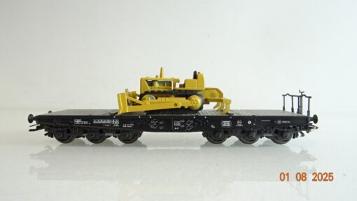 Märklin H0 Schwerlastwagen mit Caterpillar Planierraupe der DB PR93778o.