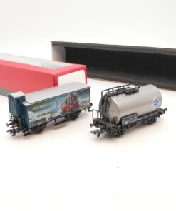 Märklin H0 Set Güterwagen 2-er in Au Box RF9400
