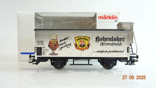 Märklin H0 SoMo Bierwagen Hohenloher Herrentrunk in OVP PR8806