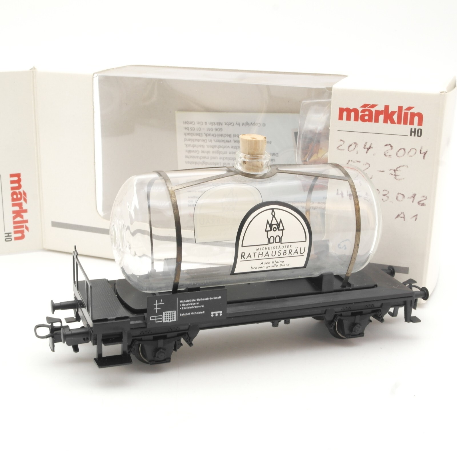 Märklin H0 SoMo Glaskesselwagen Michelstädter Rathausbräu in OVP QR7848 – Bild 3