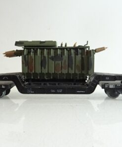 Märklin H0 Tiefladewagen mit Trafo in Tarnanstrich der DB PR9382 o.