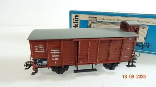 Märklin H0 gedeckter Güterwagen München 14 103 in OVP RR2852 – Bild 3