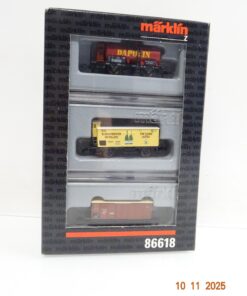 Märklin Mini-Club Z 86618 Preußen Güterwagen-Set 3tlg. neuwertig in OVP JL4318
