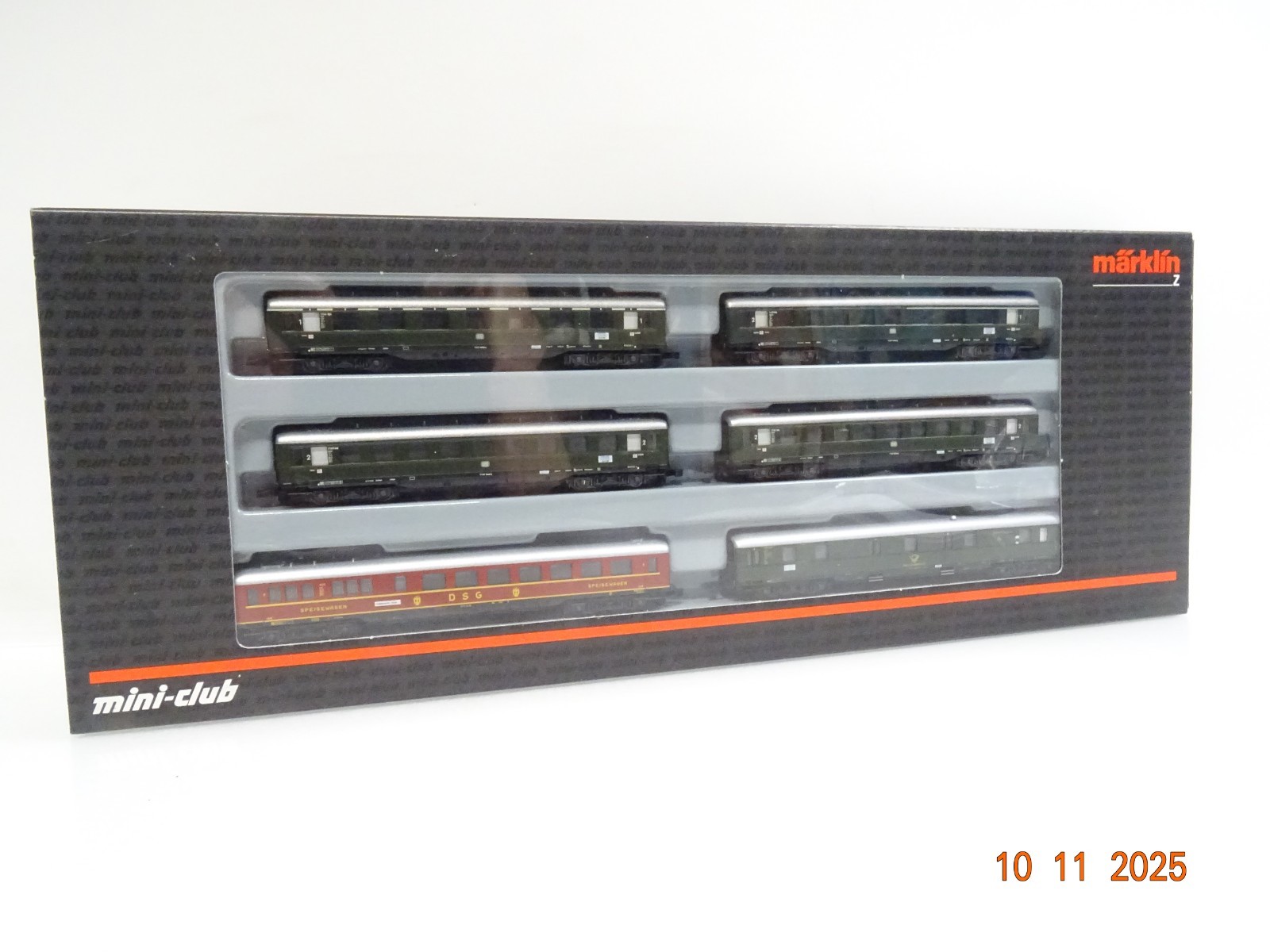Märklin Mini-Club Z 87350 Personenwagen-Set 6tlg. der DB neuwertig in OVP JL4373 – Bild 3