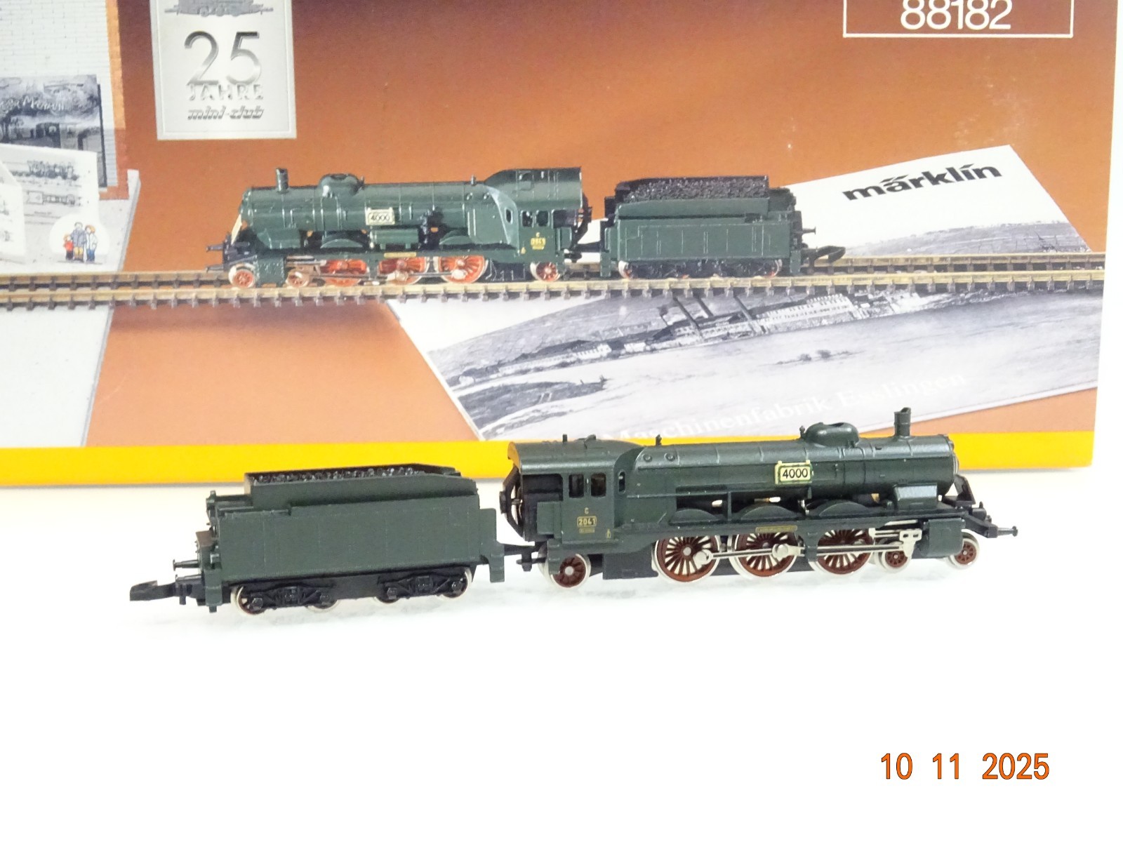 Märklin Mini-Club Z 88182 Dampflok Klasse C 2004 neuwertig in OVP JL4365 – Bild 3