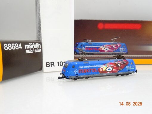 Märklin Mini-Club Z 88684 E-Lok BR 101 Makrolon der DB neuwertig in OVP JL2300
