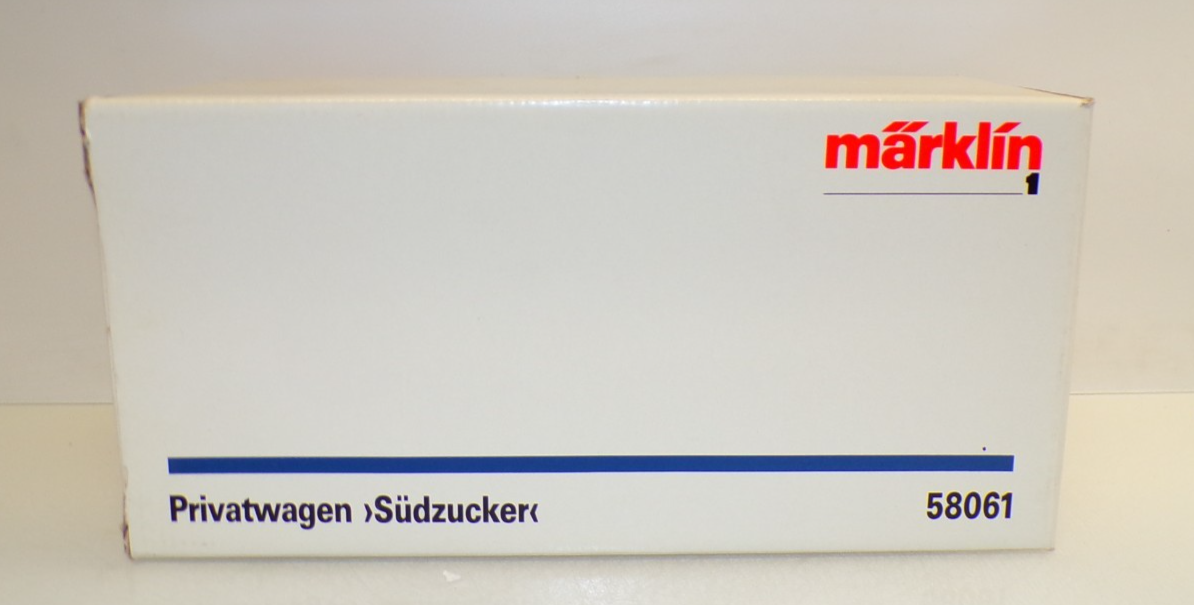 Märklin Spur 1 58061 Privatwagen Südzucker Leerverpackung siehe Foto PK2176