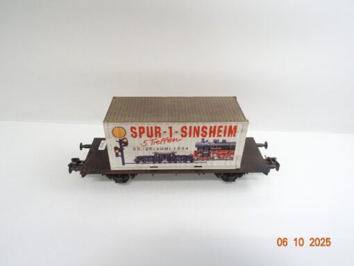 Märklin Spur 1 80014 Container Flachwagen siehe Foto PK1274 o.