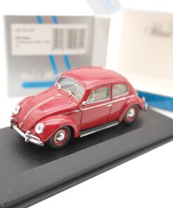 Minichamps 1:43 430 052102 VW Käfer Ovalfenster 1953-1957 rot in OVP RR1580