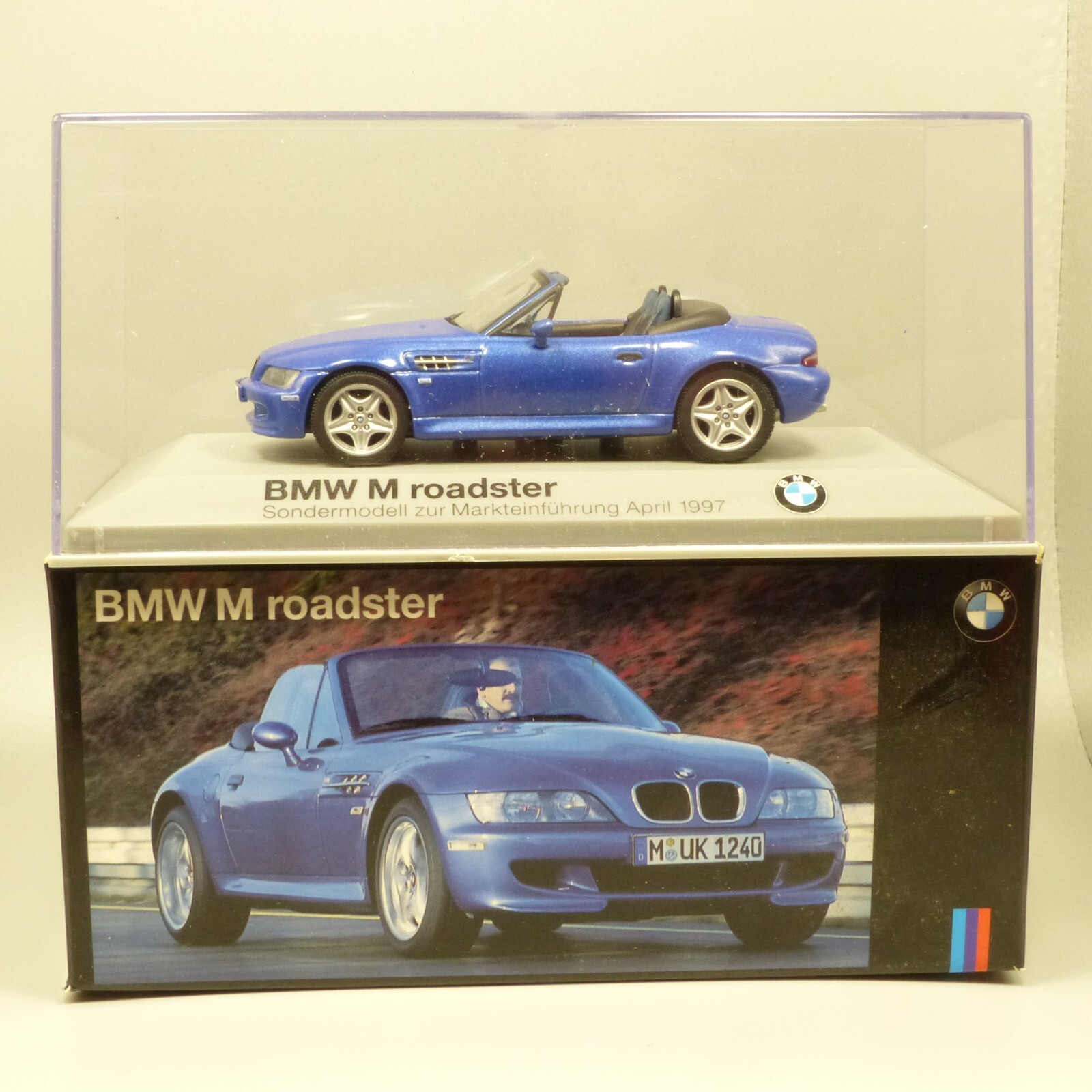 Minichamps 1:43 Limitiertes Sondermodell BMW M roadster metallic in OVP EX4318 – Bild 4