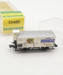 Minitrix N 13480 Güterwagen Riegele der DRG in OVP RR5342