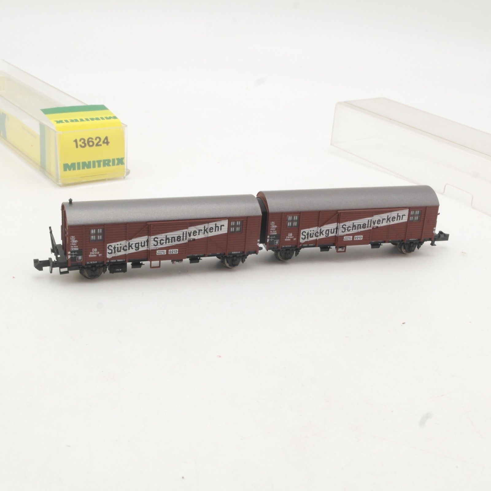 Minitrix N 13624 Leig-Einheit Stückgut Schnellverkehr in OVP RR5700