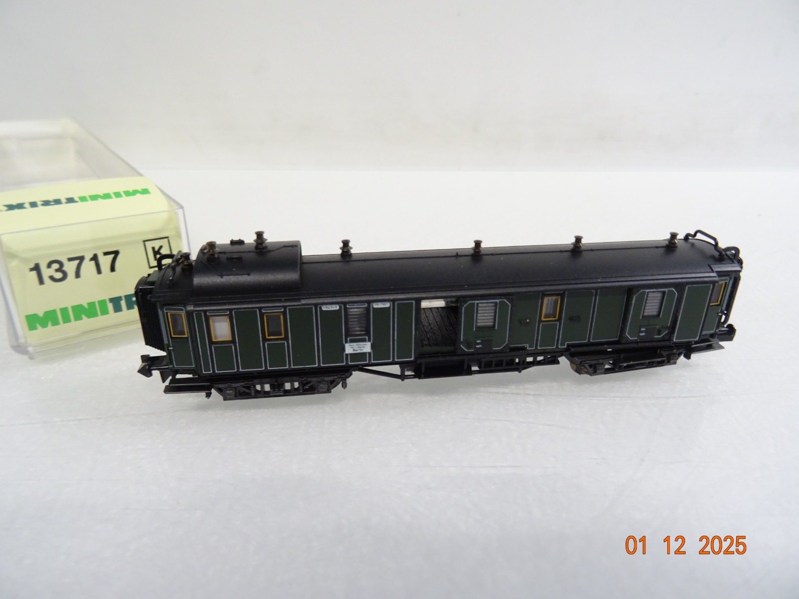 Minitrix N 13717 K Gepäckwagen der K.Bay.Sts.B. in OVP RR5170