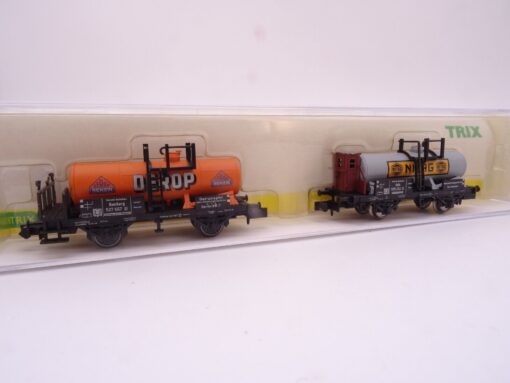 Minitrix N 15053 Kesselwagen Set 2-teilig in OVP QR5306