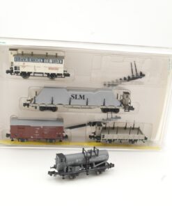 Minitrix N 15122 Set Güterwagen Gotthard 5-teilig der SBB in OVP RR5305