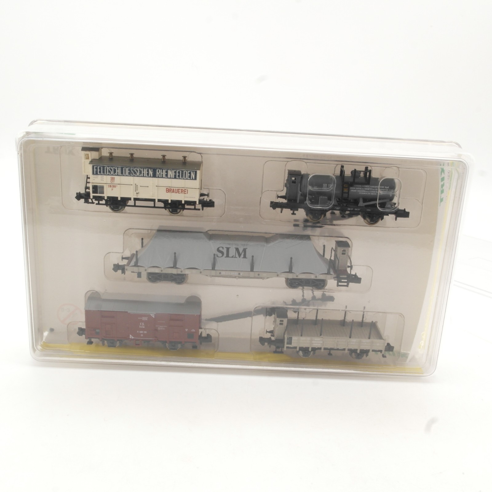 Minitrix N 15122 Set Güterwagen Gotthard 5-teilig der SBB in OVP RR5305 – Bild 5