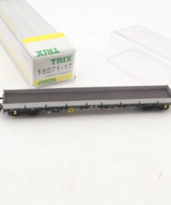 Minitrix N 15271-17 Flachwagen der DB in OVP RR4706