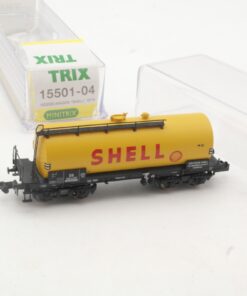 Minitrix N 15501-04 Kesselwagen Shell der DB in OVP RR5336