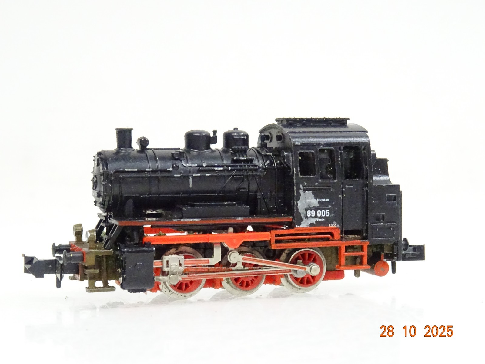 Minitrix N 2043 Dampflok BR 89 005 der DR JL3847 o.