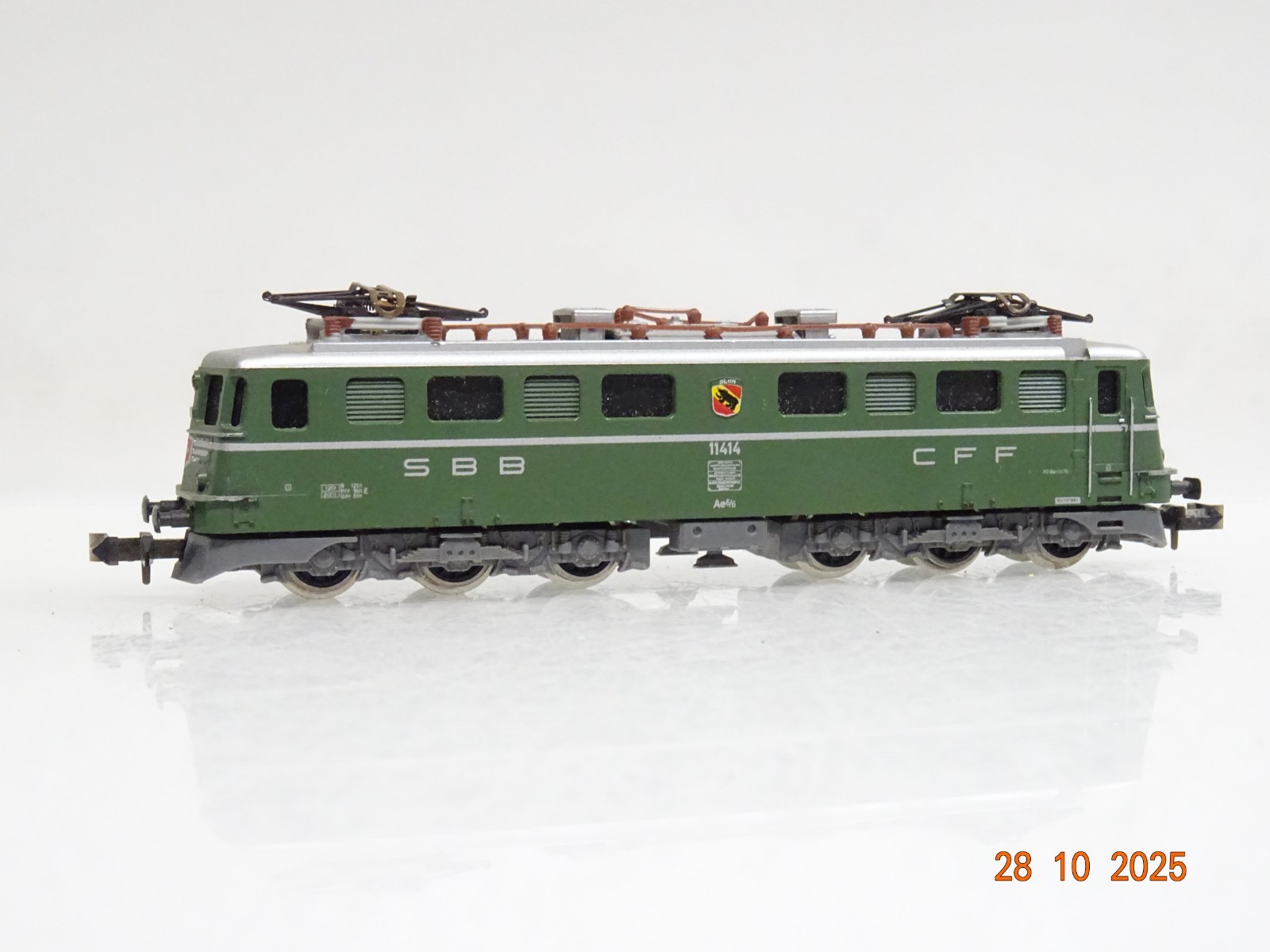 Minitrix N 2939 Schweiz E-Lok Ae 6/6 11414 der SBB JL3882 o. – Bild 3