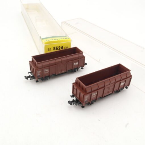 Minitrix N 51 3524 00 Set Kokswagen der DB 2 Stück in OVP RR3913 – Bild 3
