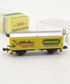 Minitrix N 51 3530 83 Haubschiebedachwagen Spielwarenmesse 1983 in OVP QR7897