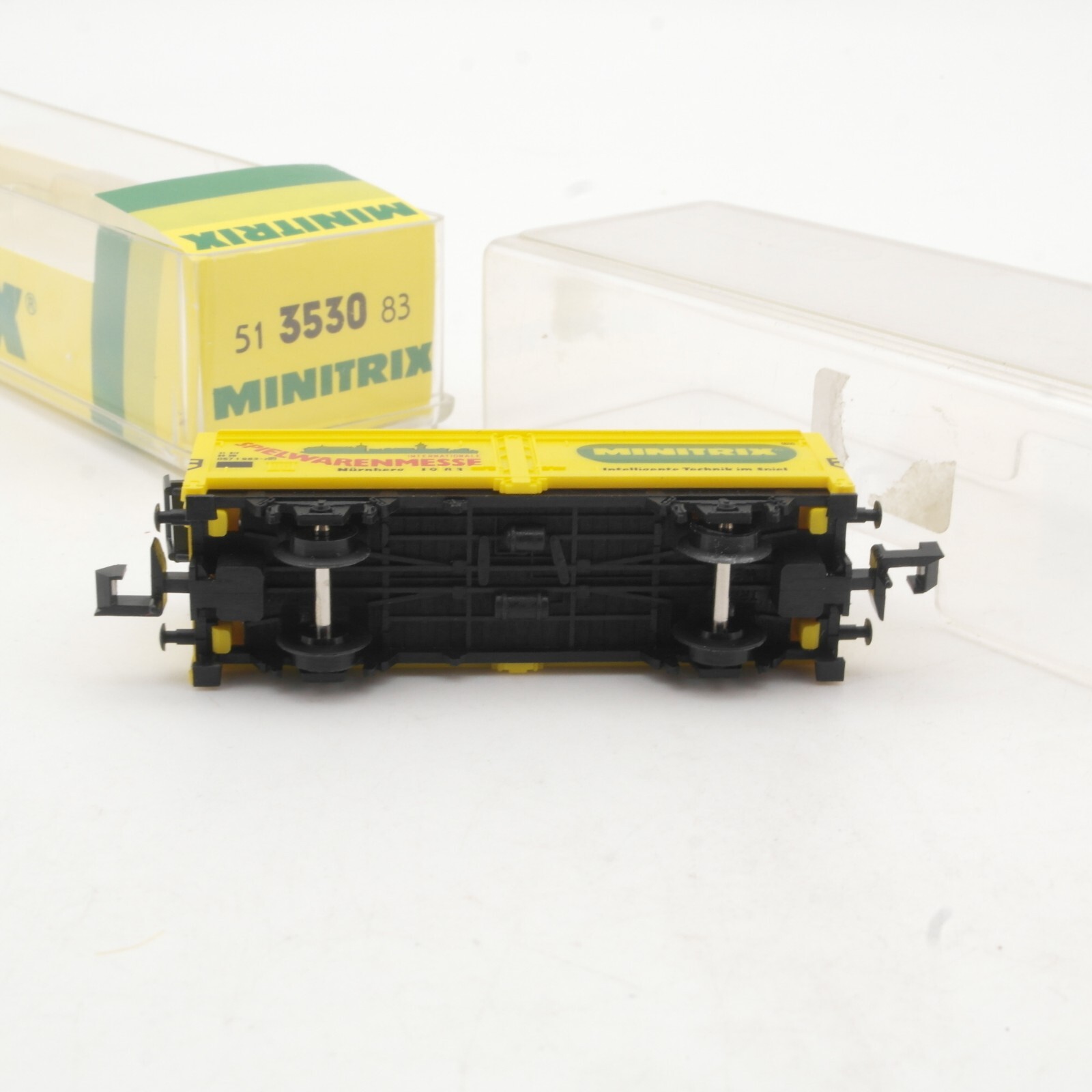 Minitrix N 51 3530 83 Haubschiebedachwagen Spielwarenmesse 1983 in OVP QR7897 – Bild 4