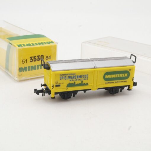Minitrix N 51 3530 83 Hubschiebedachwagen Spielwarenmesse in OVP RR22