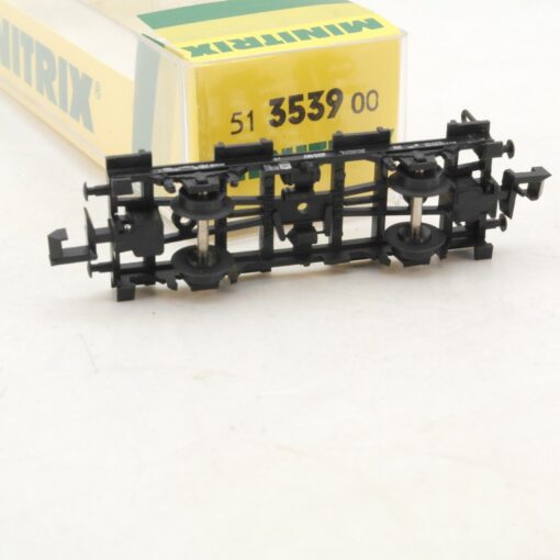 Minitrix N 51 3539 00 Behältertragwagen der DB in OVP RG6151 – Bild 4