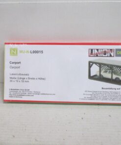 Modellbahn Union Spur N L00015 Lasercutbausatz Carport  m.OVP WZ5465