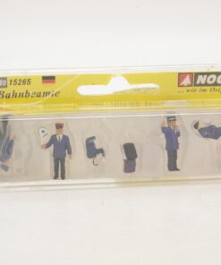 Noch H0 15265 Bahnbeamte 5 Figuren + Koffer in OVP RG7533