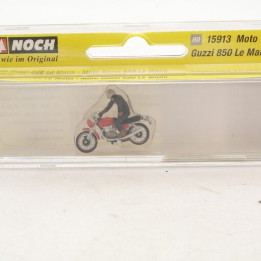 Noch H0 15913 Moto Guzzi 850 Le Mans mit Fahrer, neuwertig in OVP RG6538