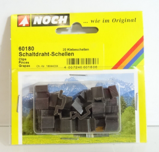 Noch H0 60180 Schaltdrahtschellen 20 Stück in OVP QR6320